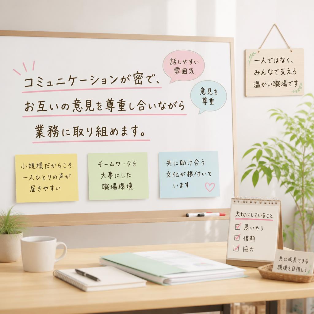 職員の意見が活かされるチーム体制