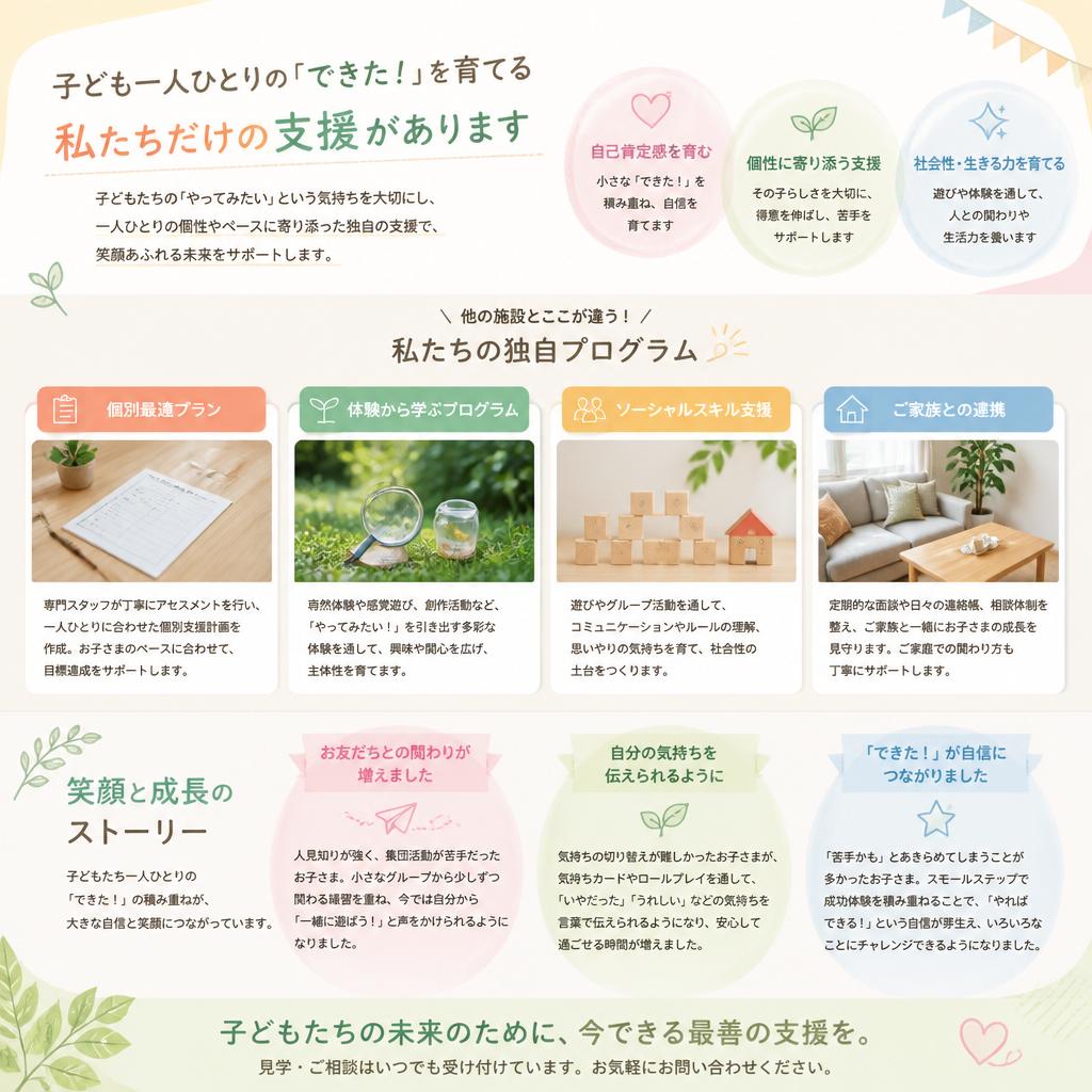 私たちのサービスの特長