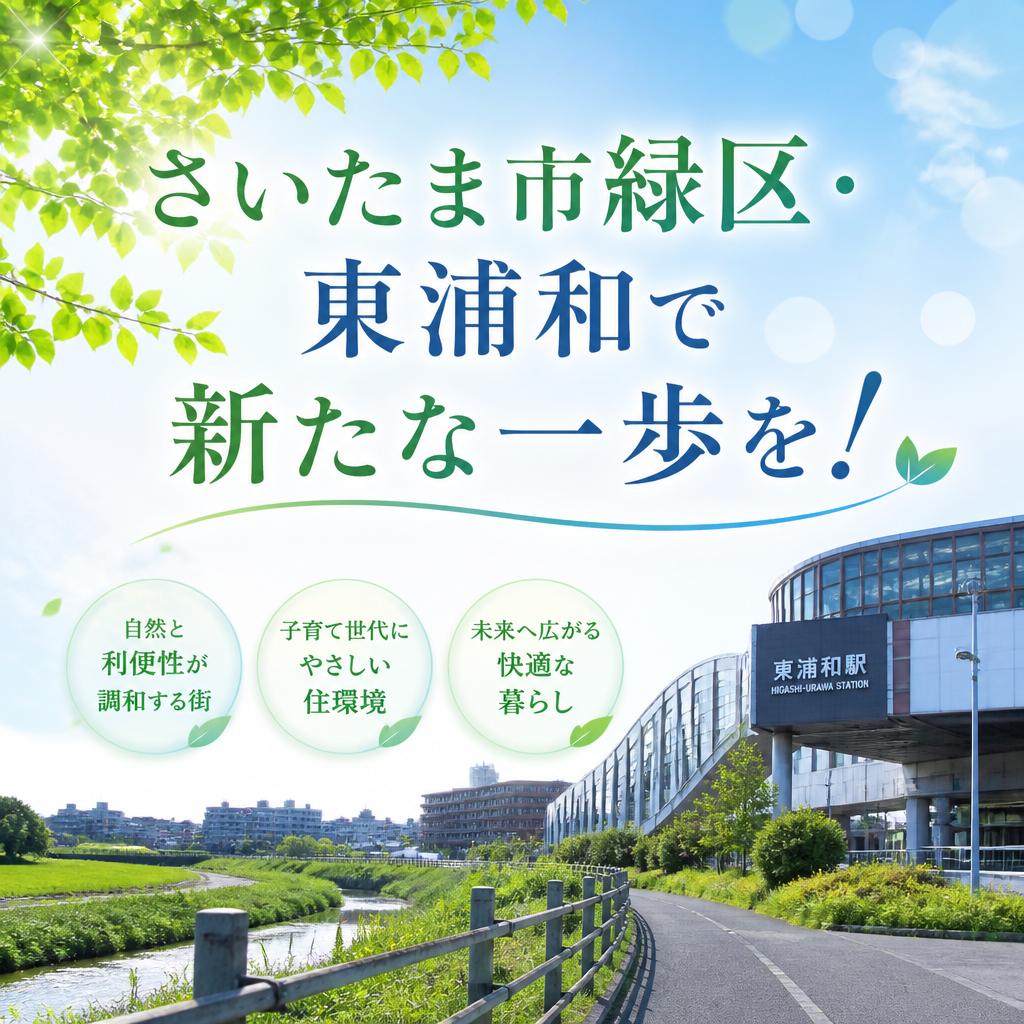 さいたま市緑区・東浦和で新たな一歩を！