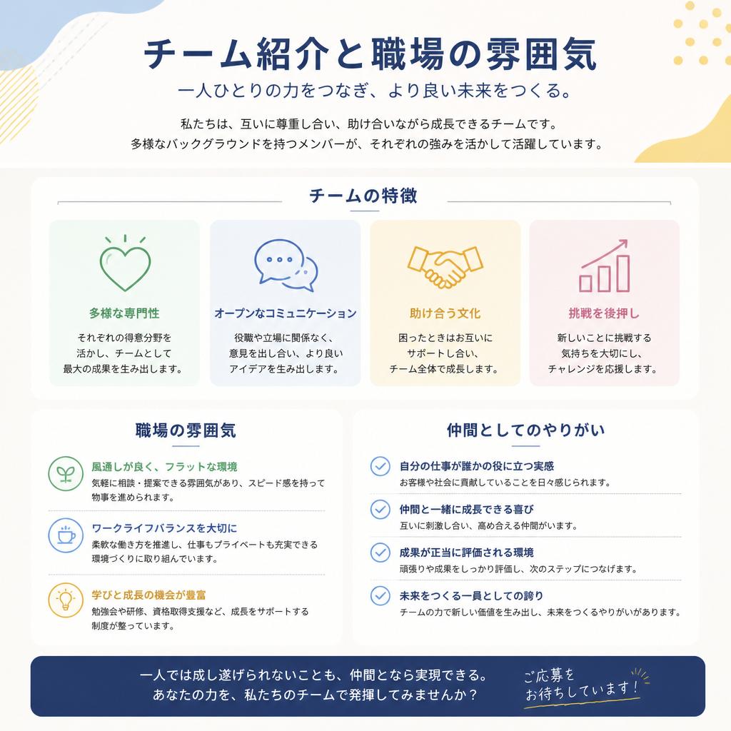 心強い仲間があなたを待っています