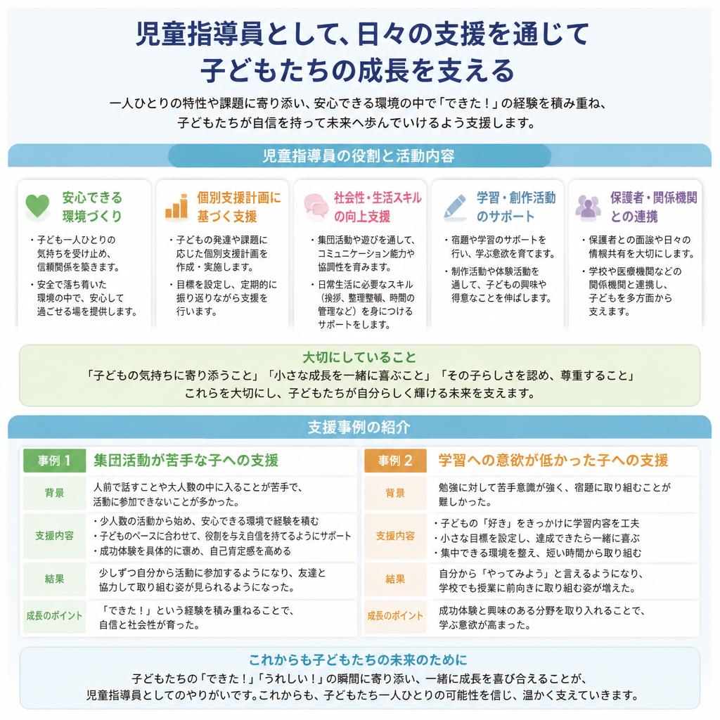 児童指導員としての役割
