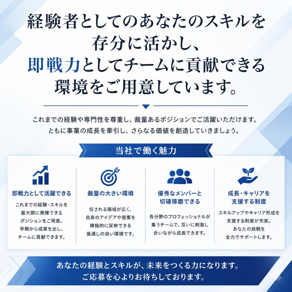 即戦力としての活躍