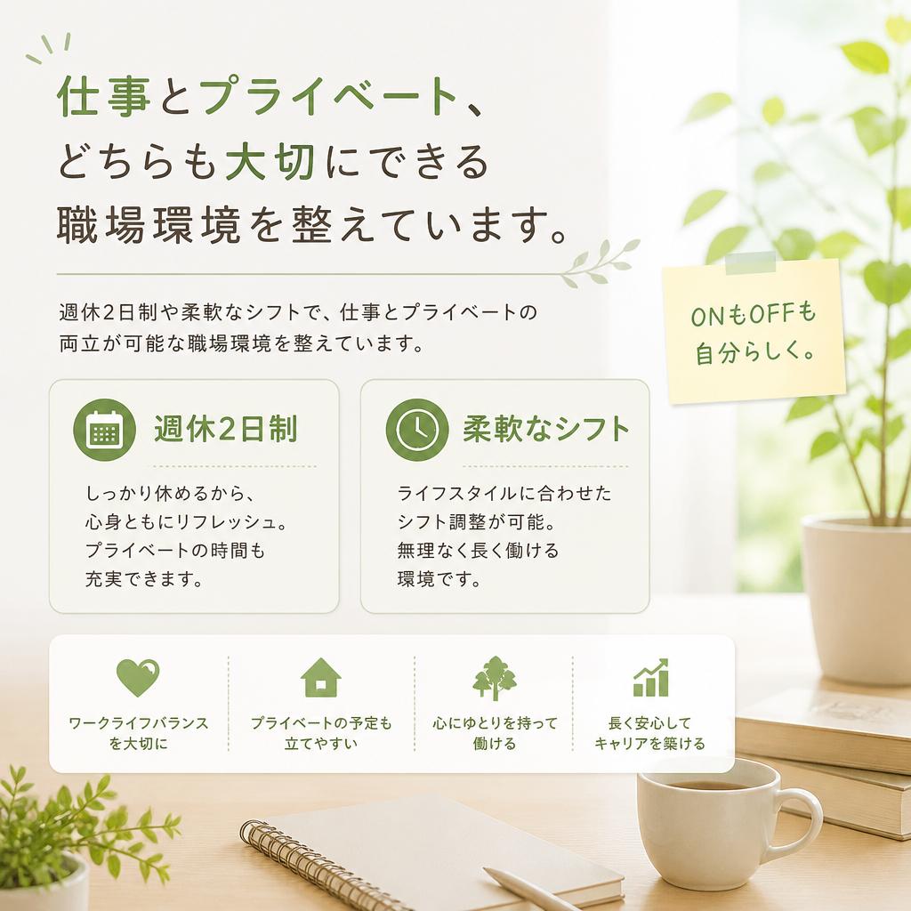 働きやすい職場環境