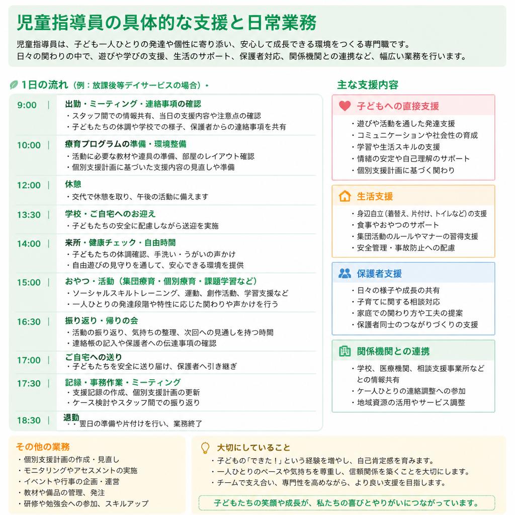 2. 児童指導員としての役割