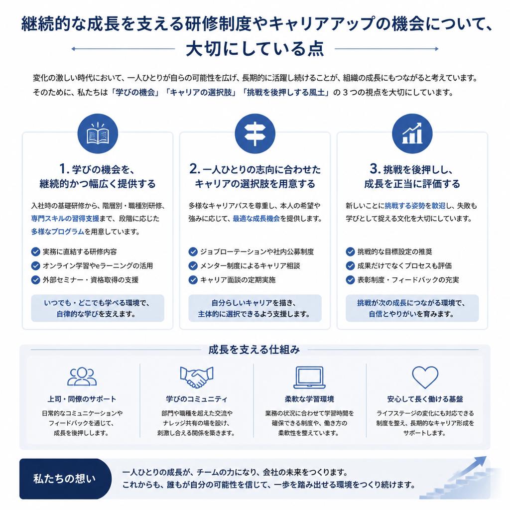 5. 研修制度とキャリアアップ