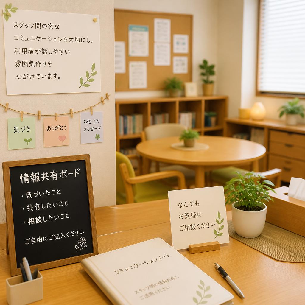 コミュニケーションを重視した支援