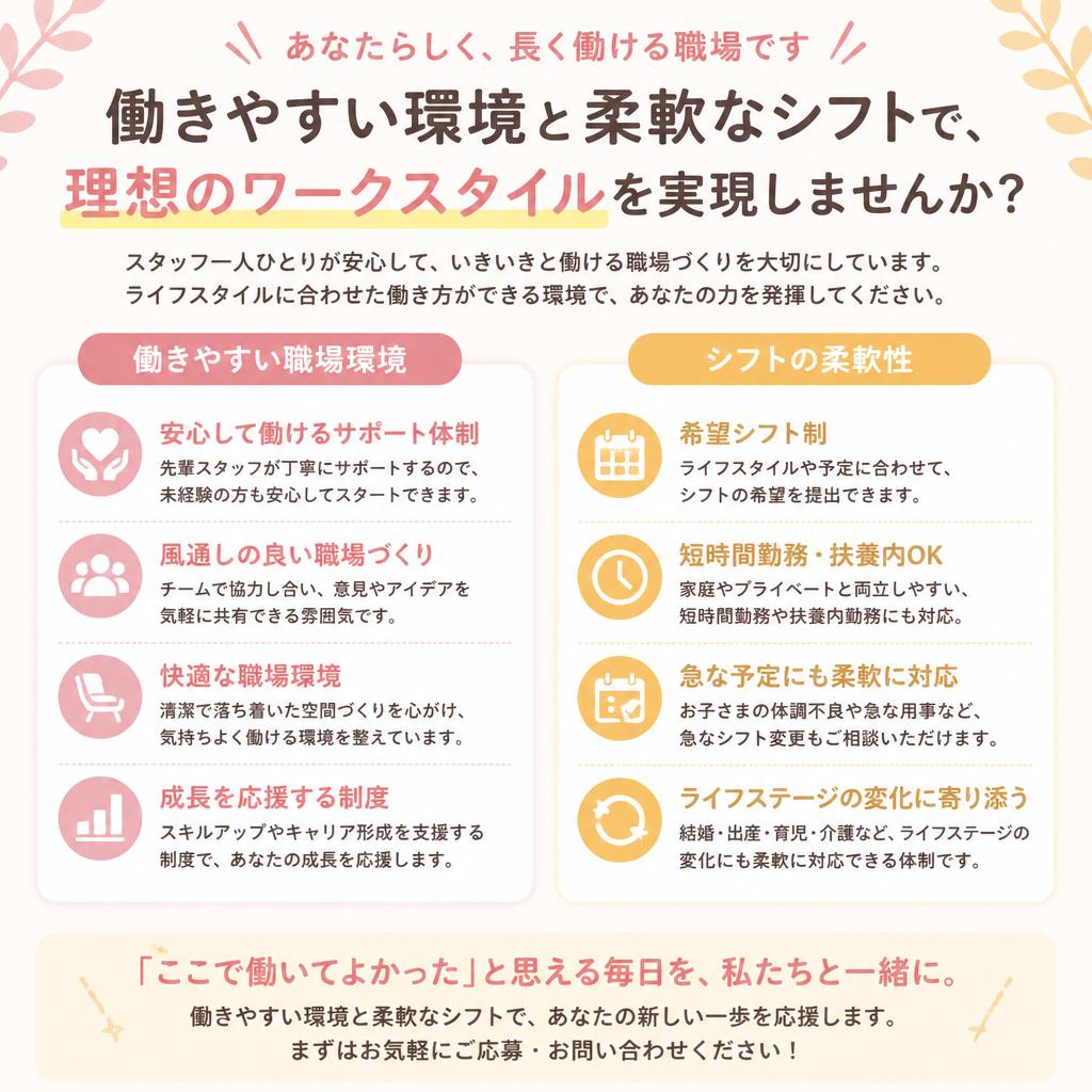 非常勤スタッフ募集！