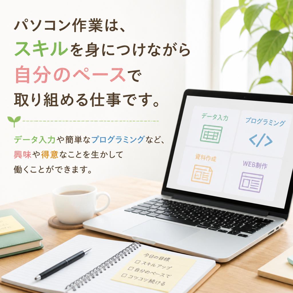 パソコン作業の魅力