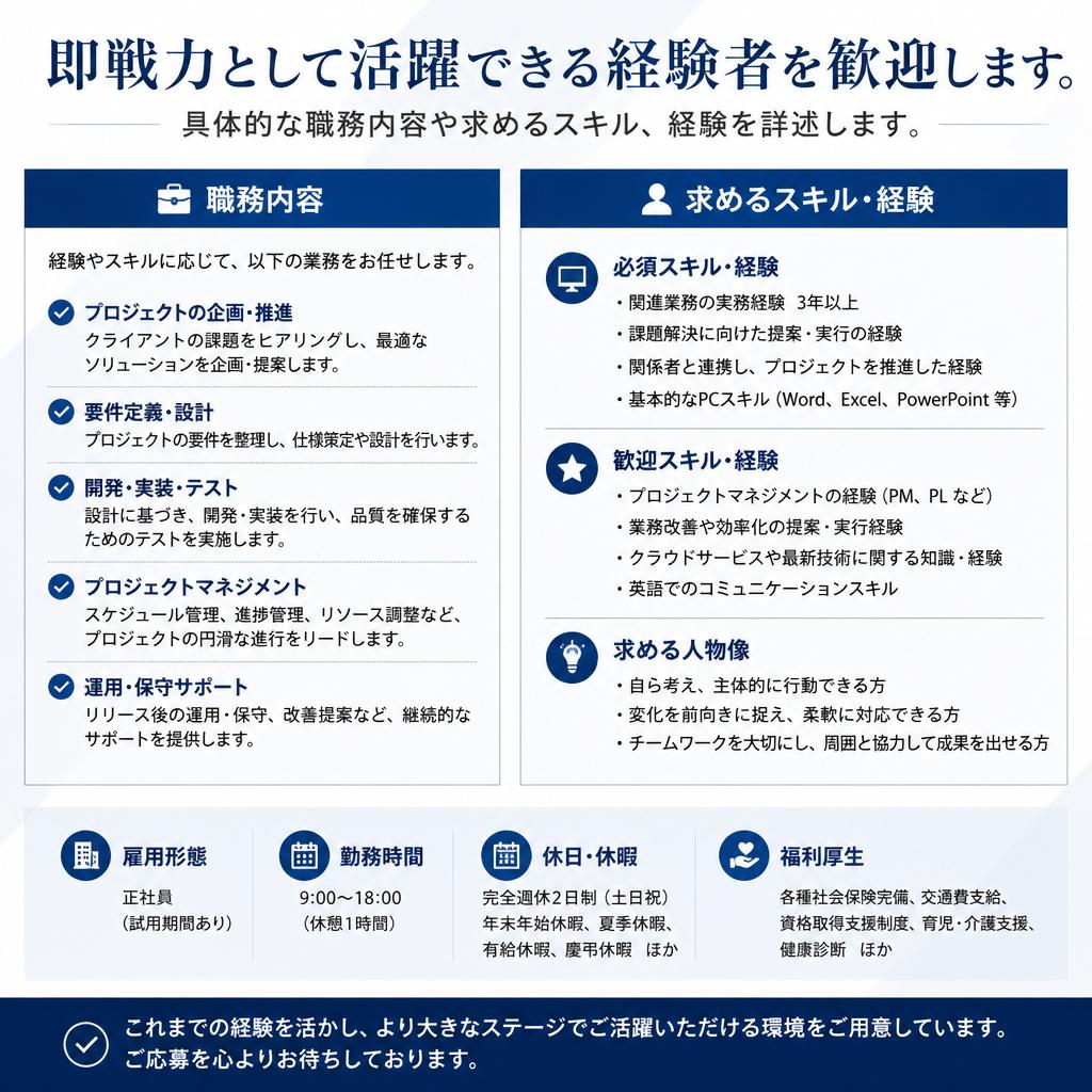 求める人材