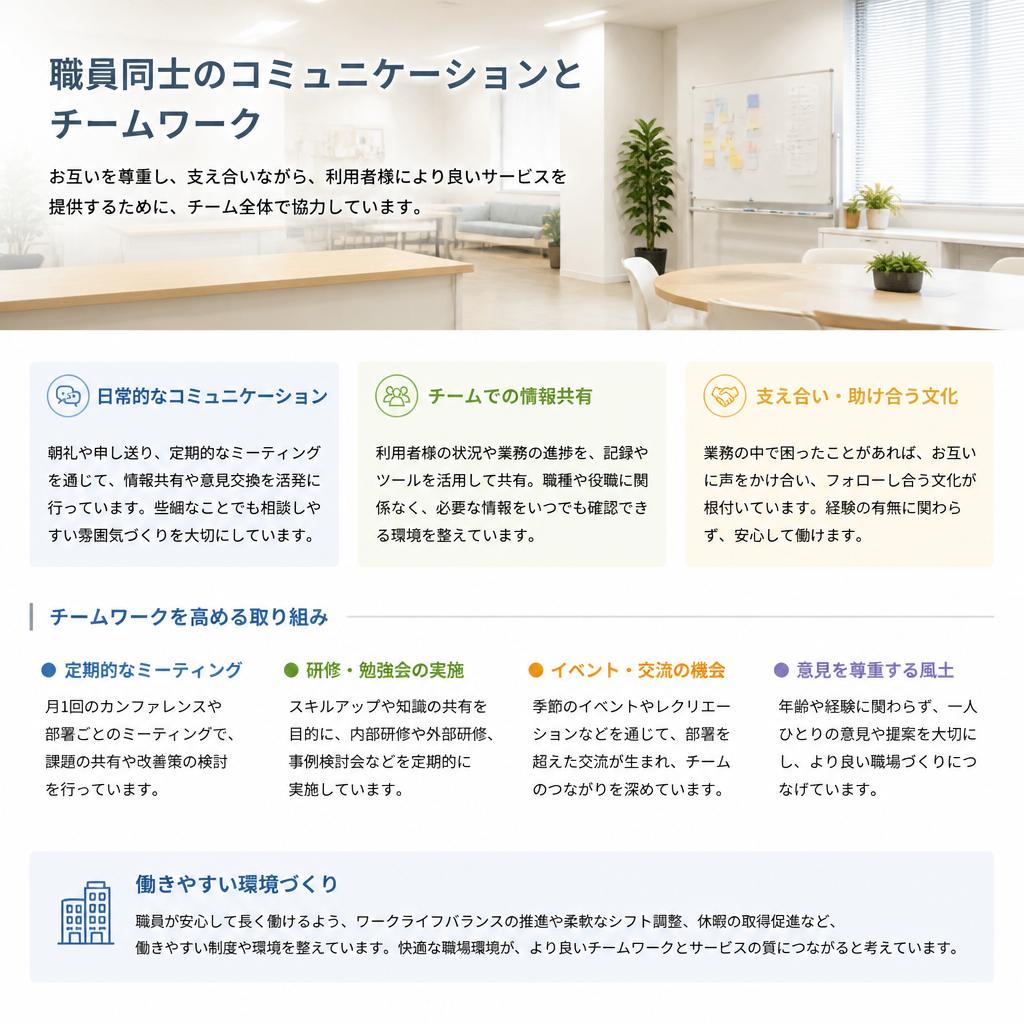 職場の雰囲気