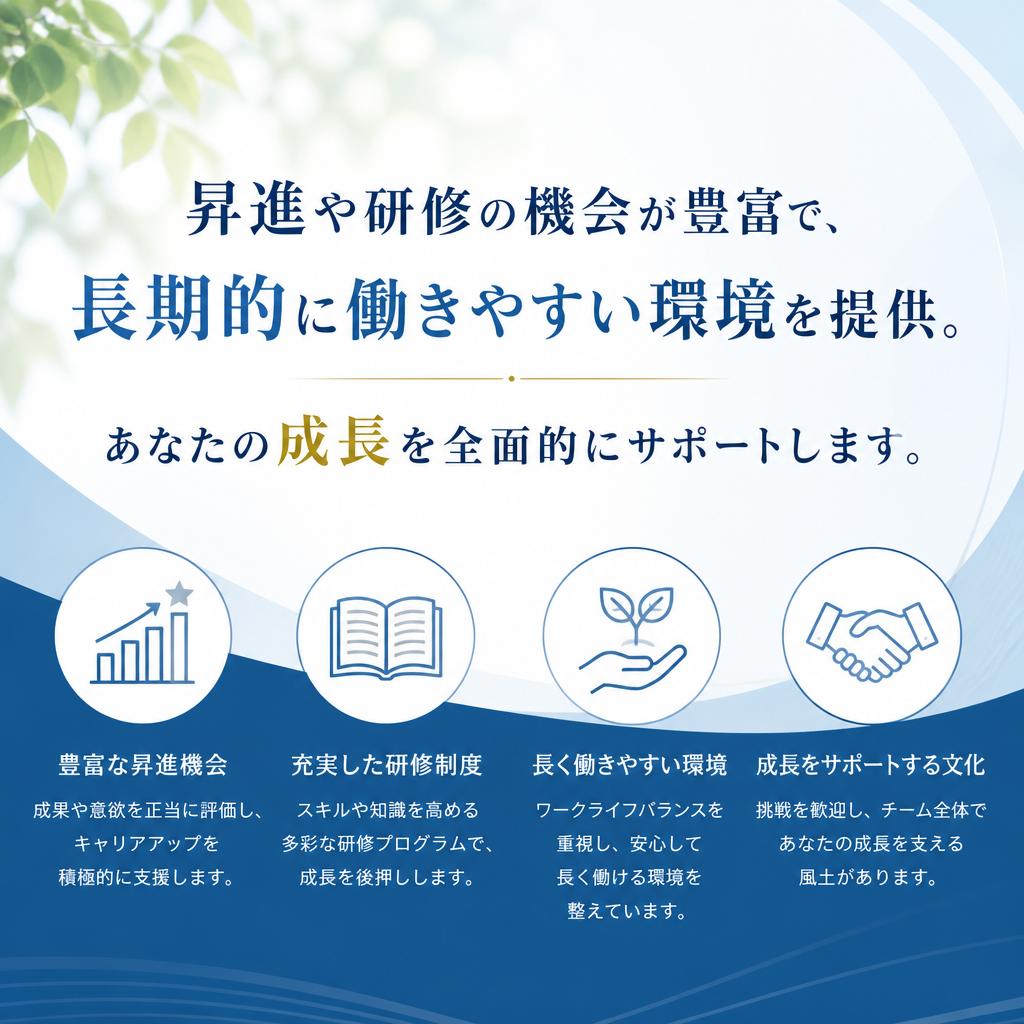 キャリアアップの支援