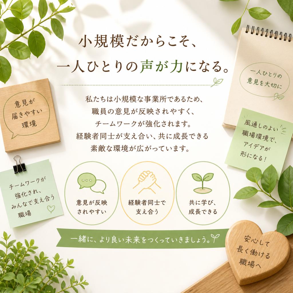 仲間と共に成長できる環境