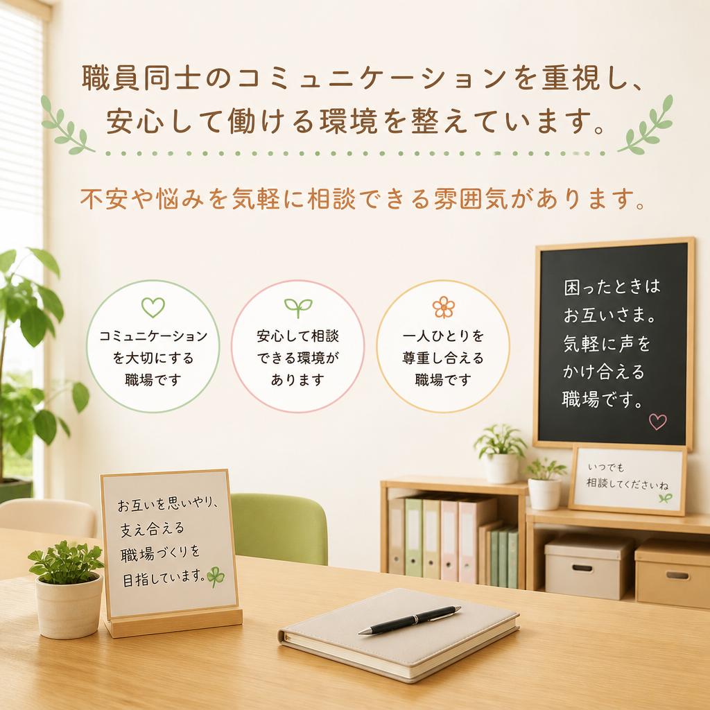 コミュニケーションを大切に