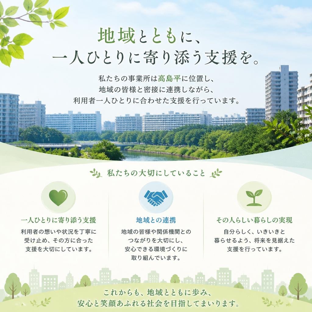 高島平での事業所の特徴