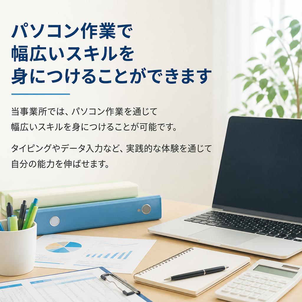 パソコン作業の魅力