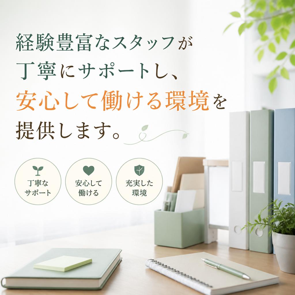 手厚いサポート体制