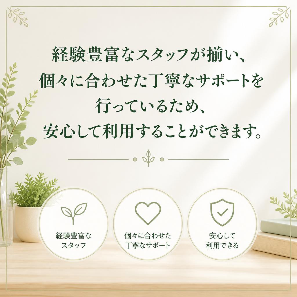 安心のサポート体制