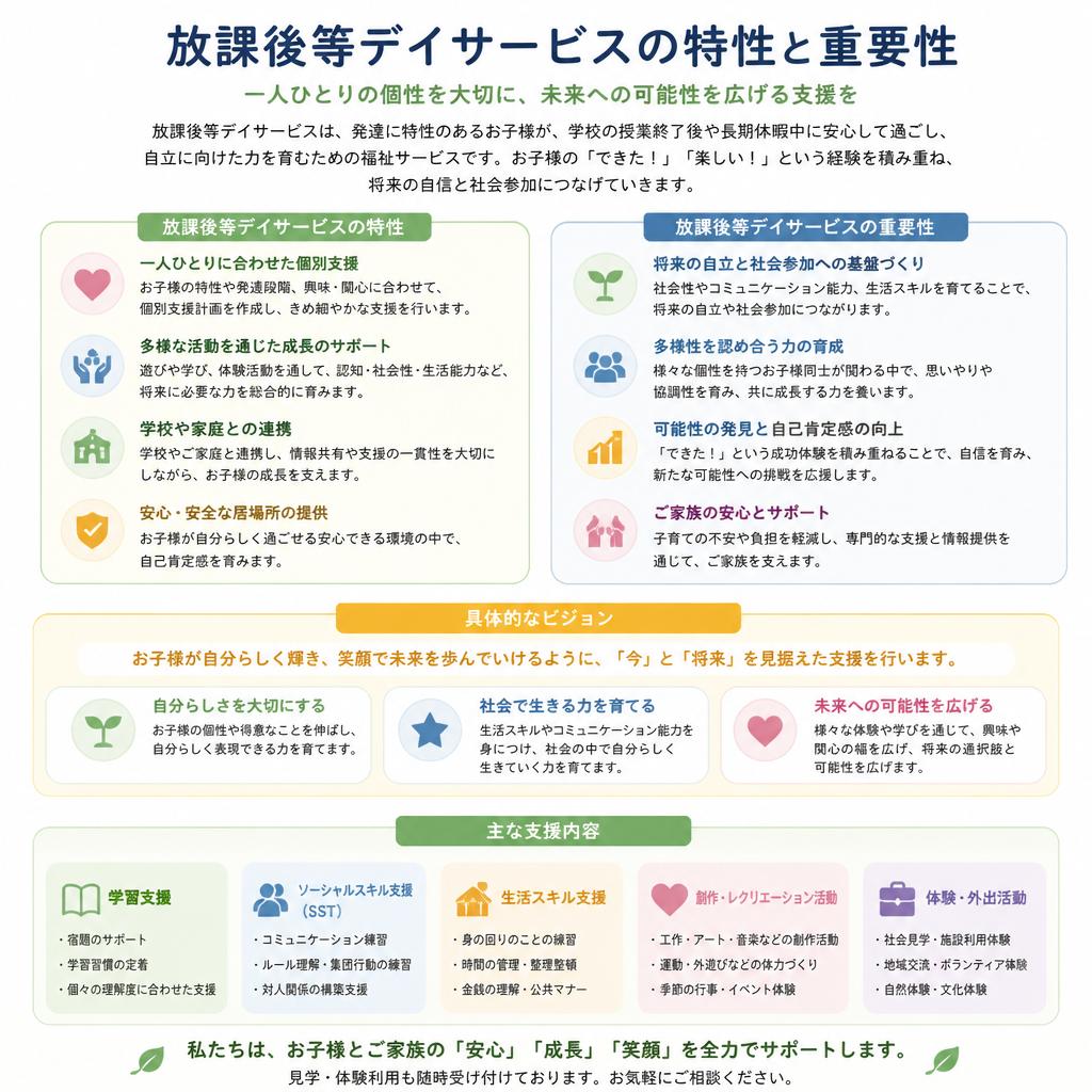 2. 放課後等デイサービスの役割