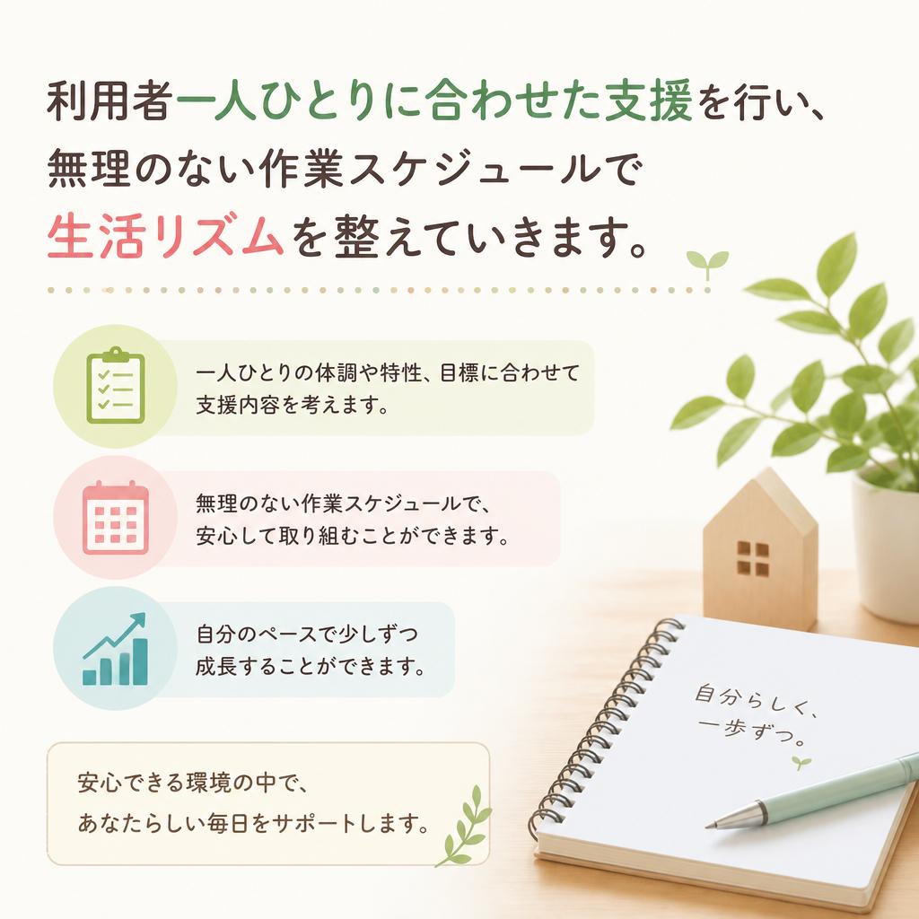 自分に合ったペースで