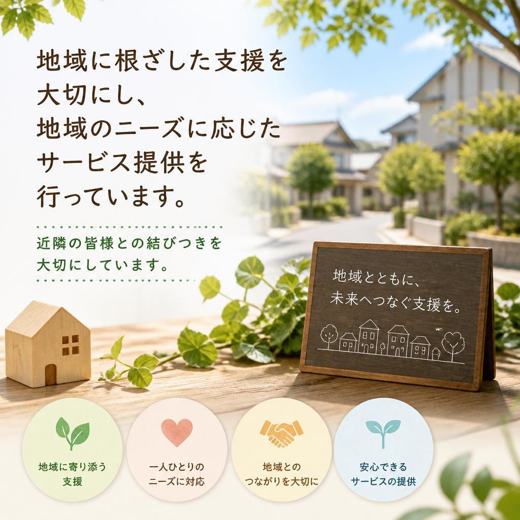 地域密着型の支援体制