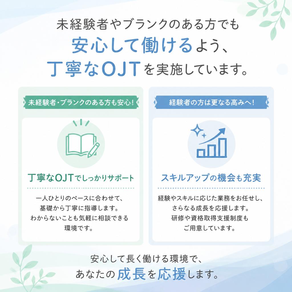 充実の研修制度