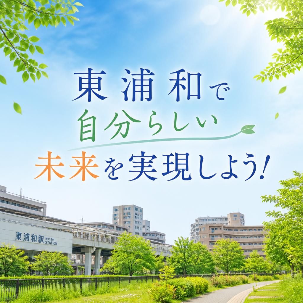 東浦和で自分らしい未来を実現しよう！