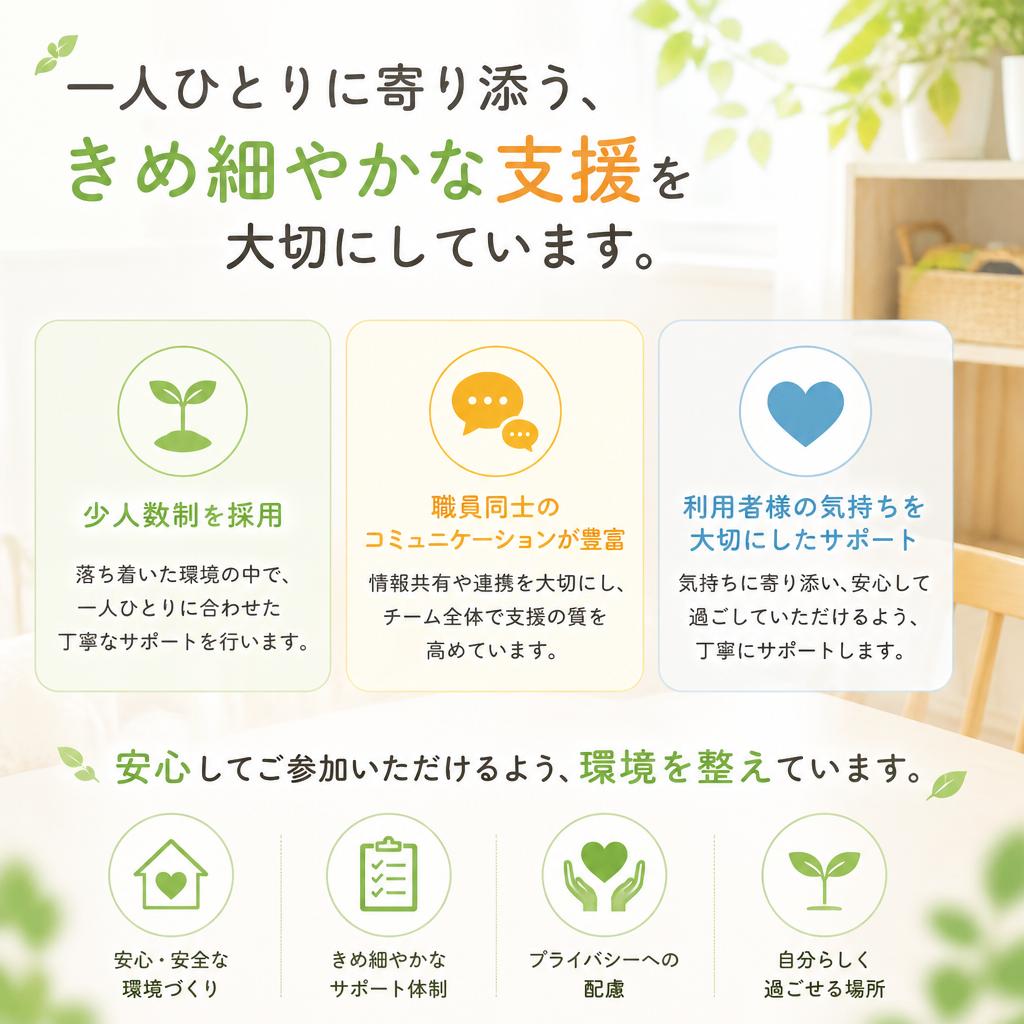多様な支援体制