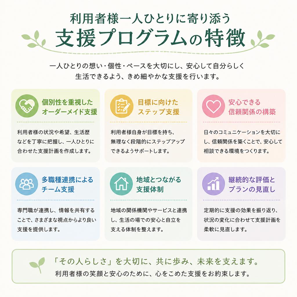 特別な支援—個々のニーズに応じた支援