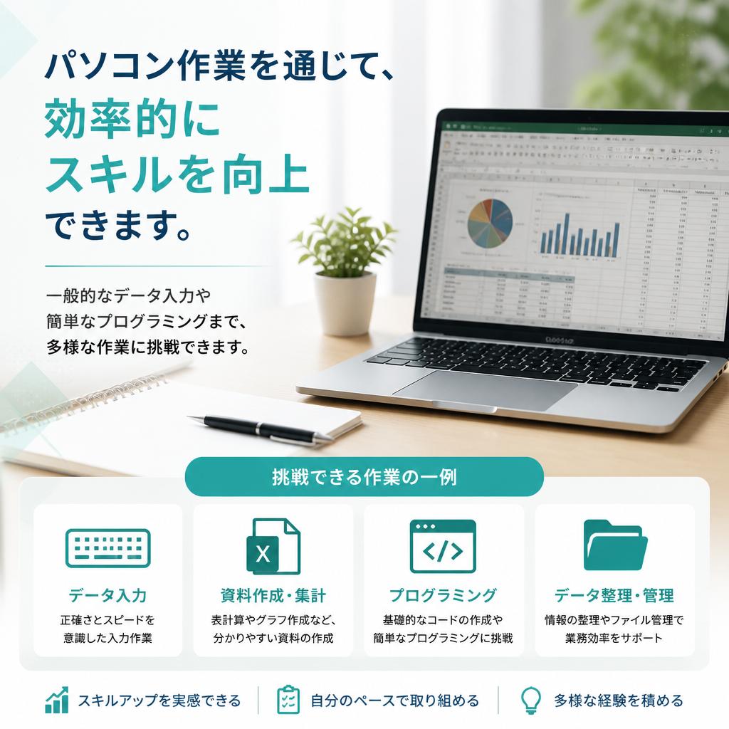 パソコン作業の楽しさ