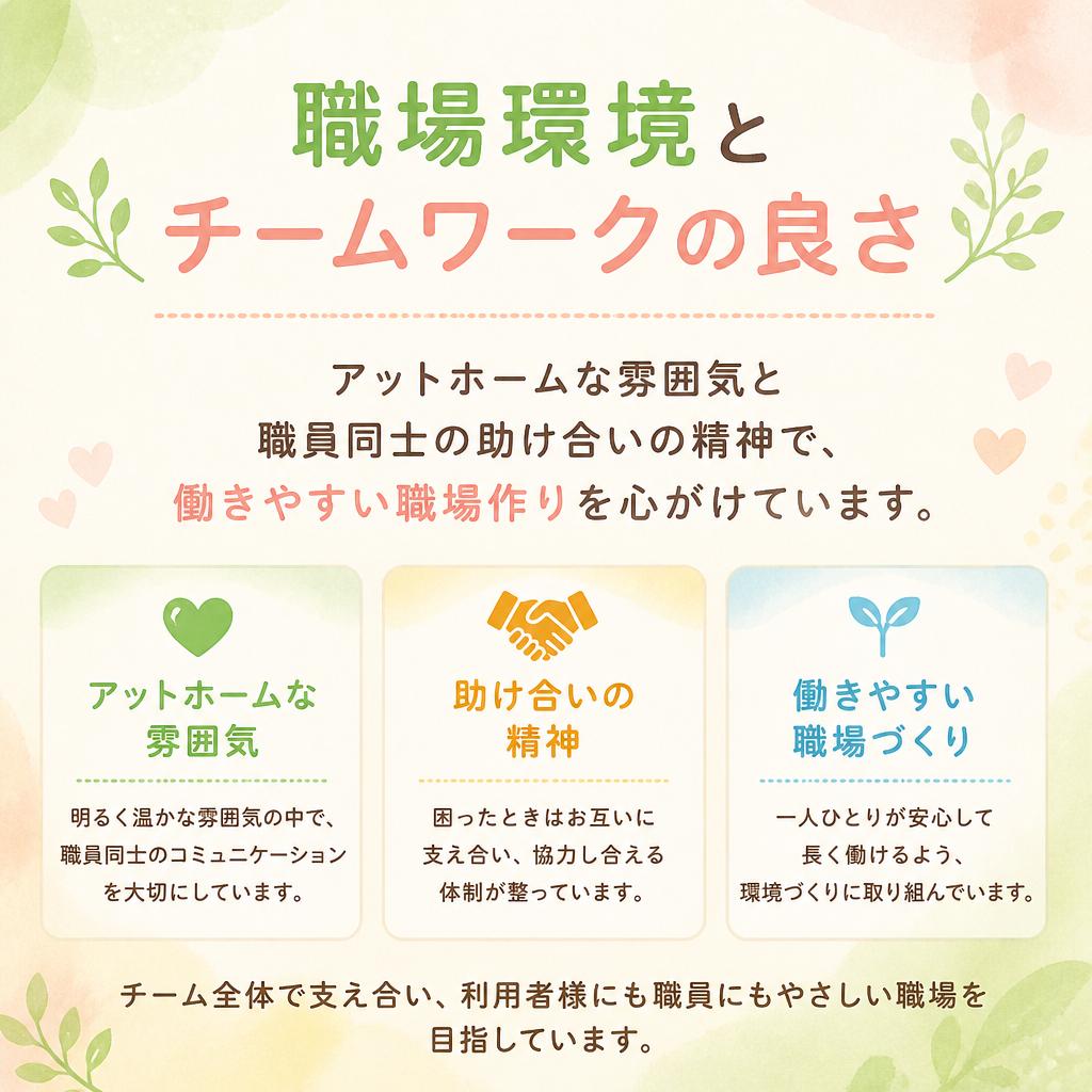 職場環境とチームワーク