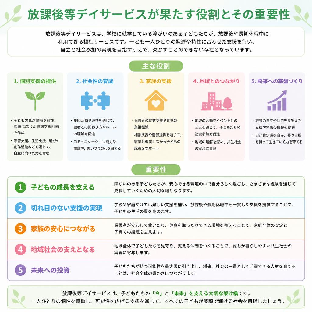 放課後等デイサービスの役割