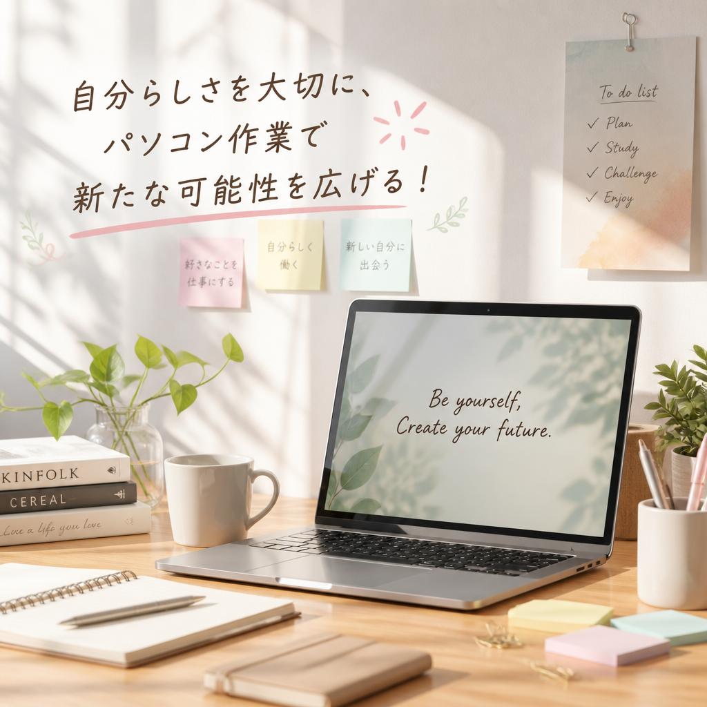 自分らしさを大切に、パソコン作業で新たな可能性を広げる！