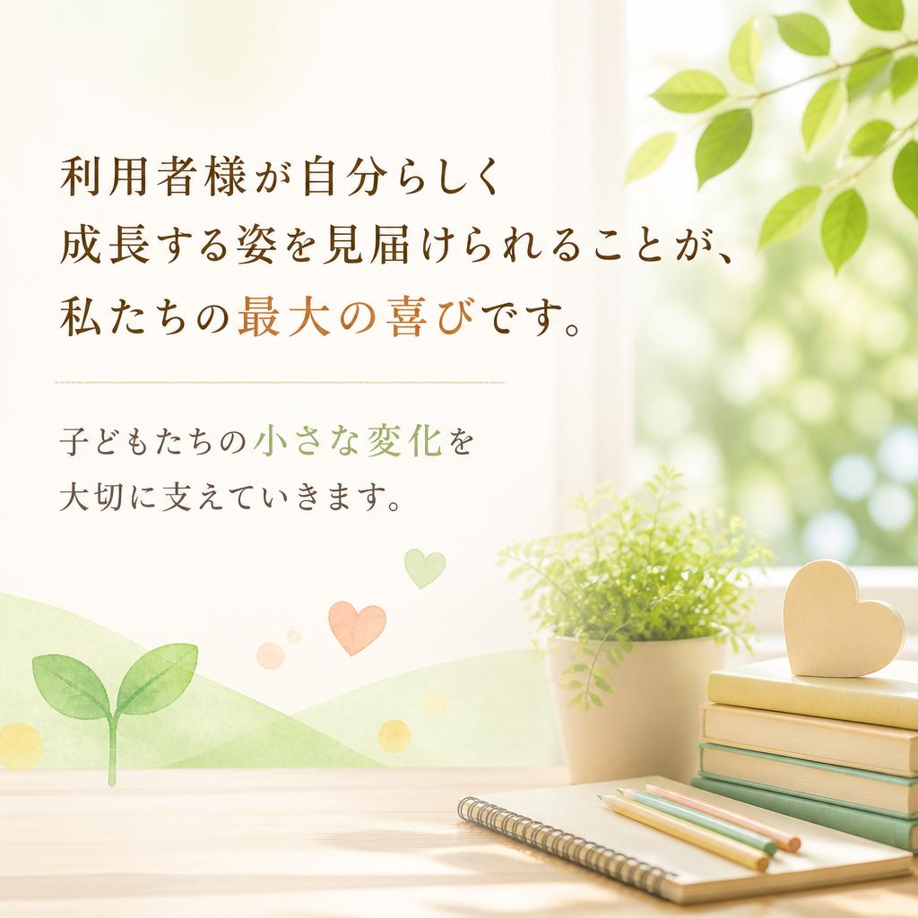 利用者様とその家族の笑顔が源
