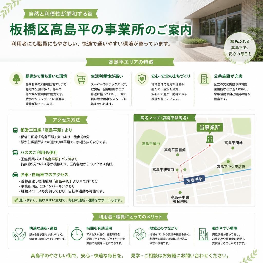 高島平の立地とアクセス