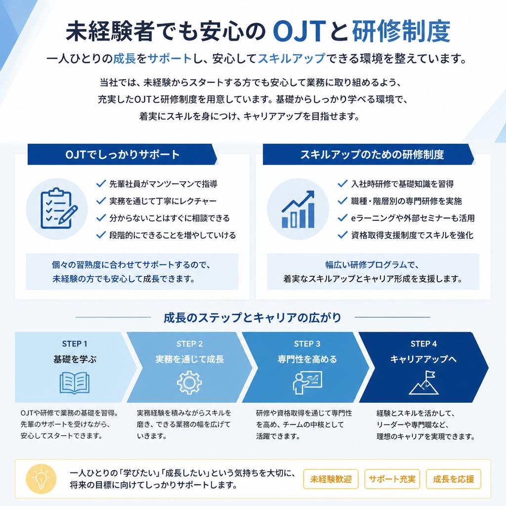 充実した研修制度