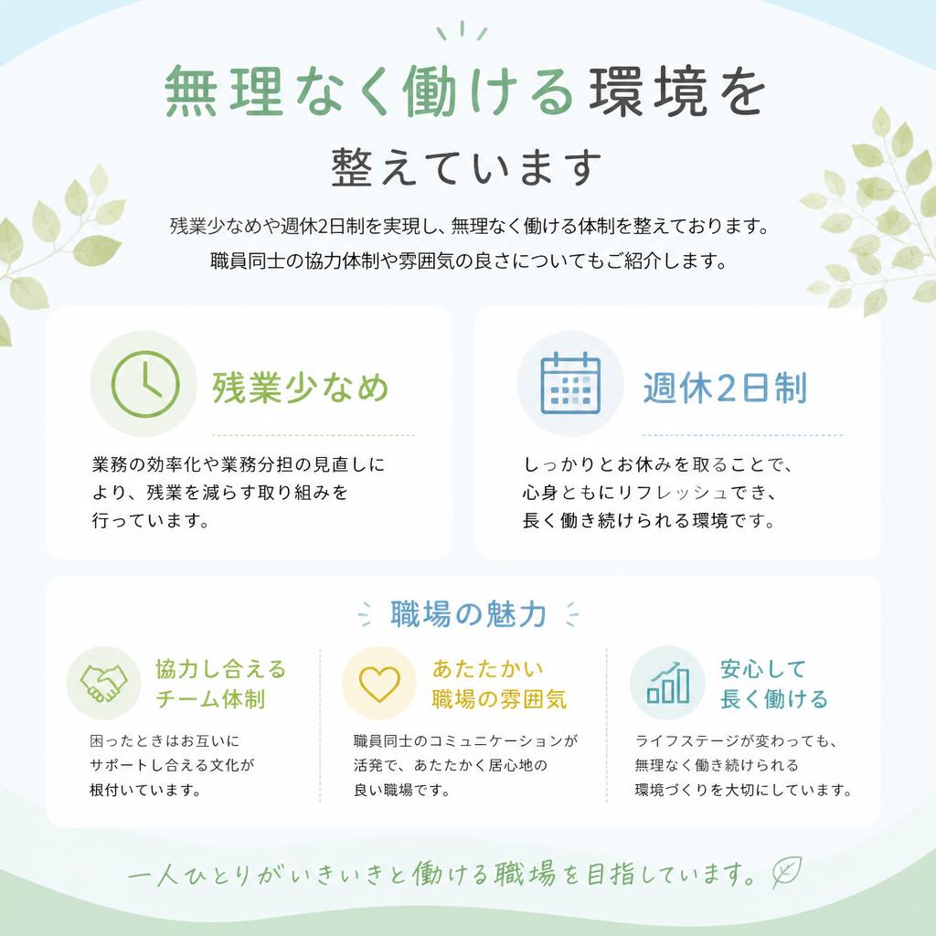 5. 働きやすい環境の確保