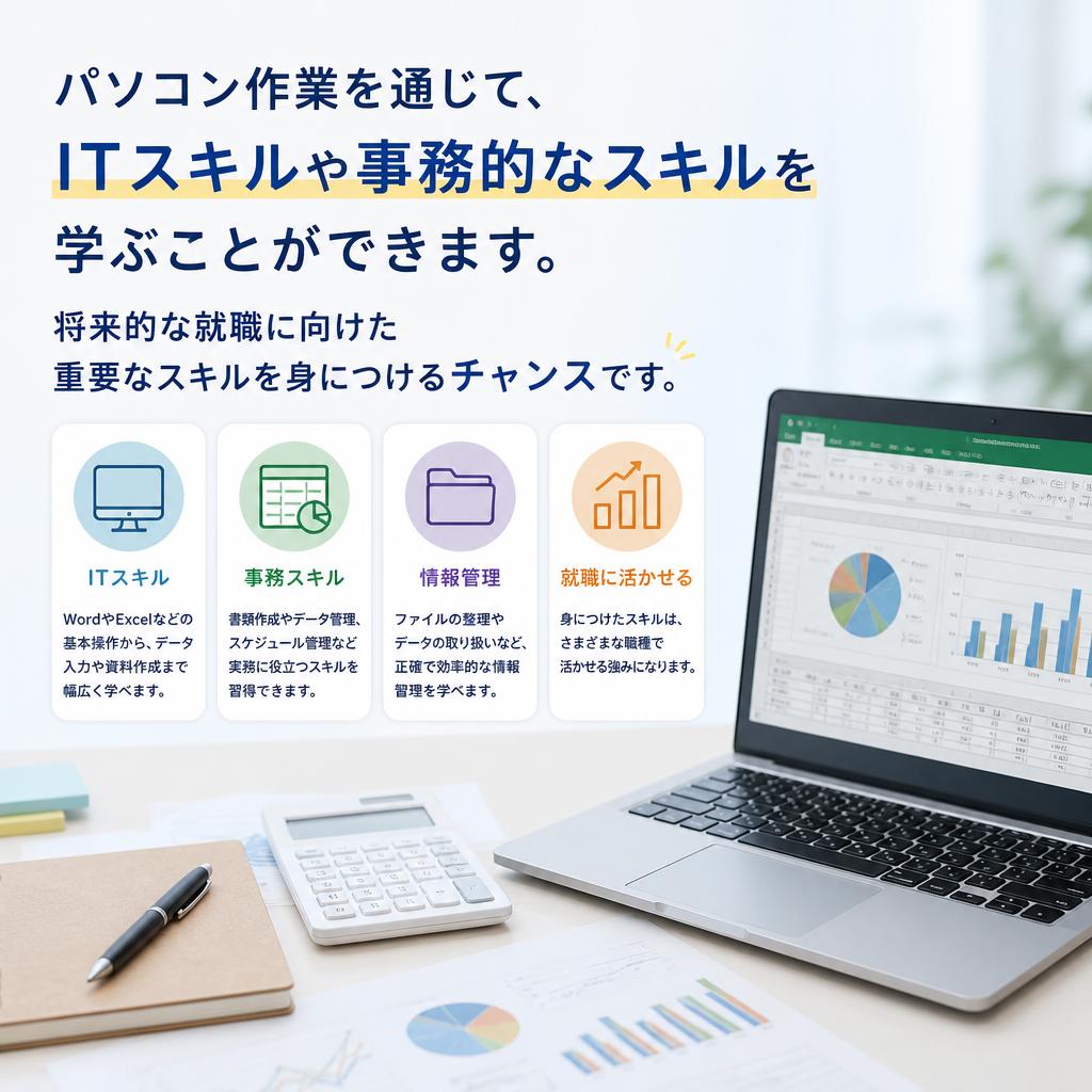 パソコン作業の魅力