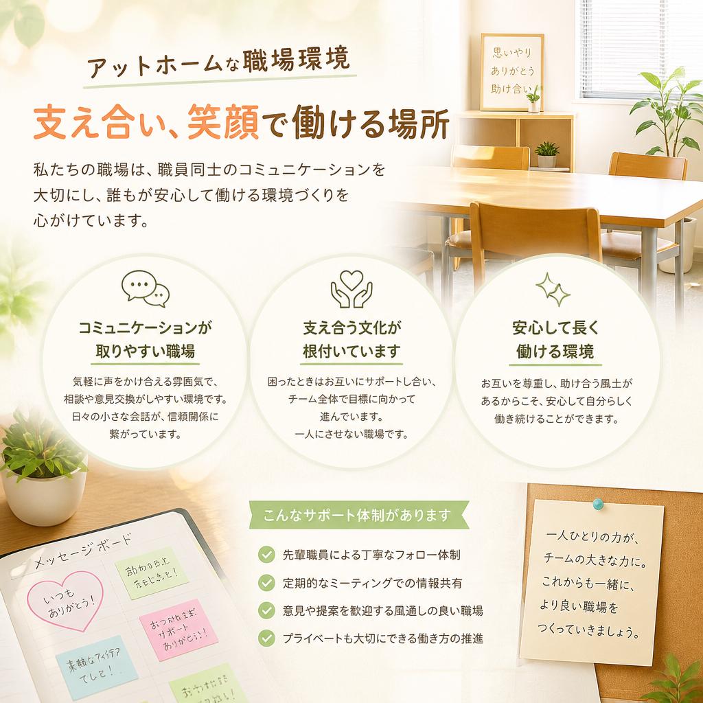 4. 職場環境とチームの雰囲気