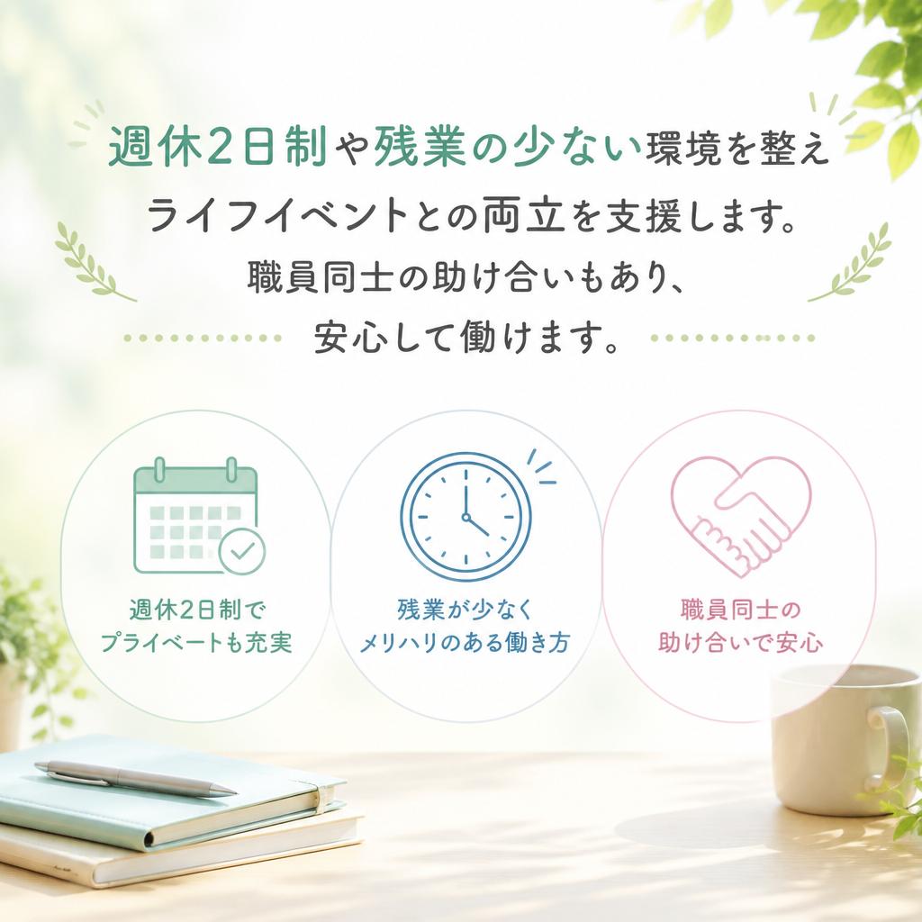 働きやすさのポイント